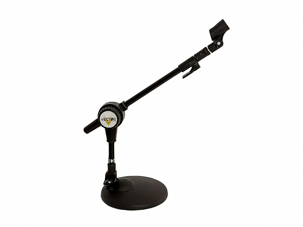 PEDESTAL MICROFONE VECTOR MESA MINI GIRAFA SM 30P C/ REGULAGEM