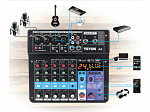 MESA TEYUN 6 CANAIS EF/EQ A6 - BLUETOOTH - USB