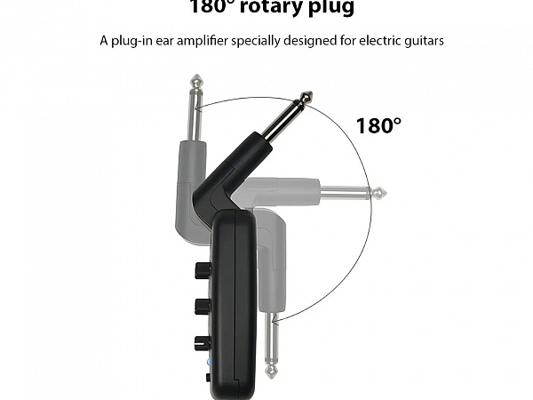 MINI AMPLIFICADOR PORTATIL M-VAVE GUITARRA/ BAIXO MINI X C/ EFEITOS E BLUETOOTH