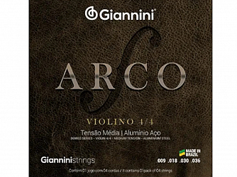 ENC VIOLINO GIANNINI GEAVVA ALUMINIO