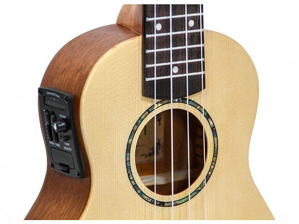 UKULELE BENSON CONCERT NATURAL ELÉTRICO UB-24SE