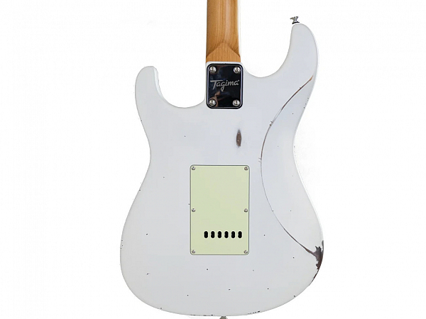 GUITARRA TAGIMA TG 580 STRATO OW DF/MG ESCALA ESCURA  OLYMPIC WHITE