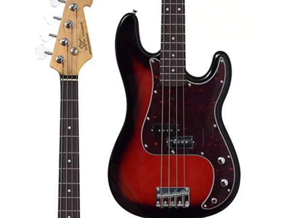 BAIXO SX PRECISION BASS SPB62 + 4C /BAG BB400  2TS