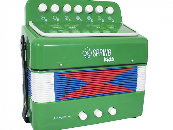 ACORDEON SPRING SPK-73V INFANTIL VERDE