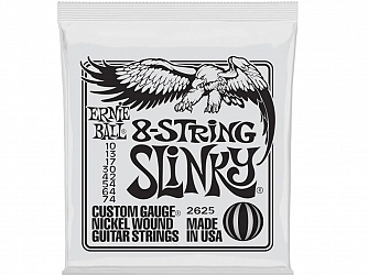 ENC GUITARRA ERNIE BALL 010/74 2625 - 8 CORDAS