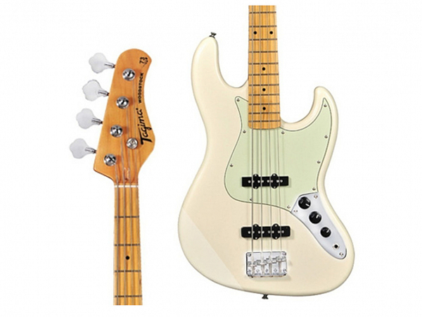 BAIXO TAGIMA JAZZ BASS 4C TW 73 OWH MG ESCALA CLARA OLYMPIC WHITE
