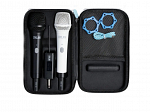 MICROFONE SEM FIO DYLAN CELEBRATE DC-1000 MAO DUPLO BAT RECARREGAVEL