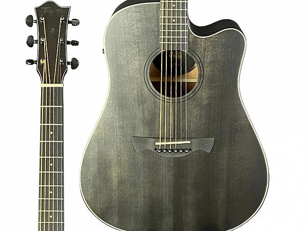 VIOLAO TAGIMA AÇO FOLK CUTAWAY EQ OKUME OP TBW 200 BK