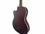 VIOLAO TAGIMA CARTAGENA FLAT CUTAWAY EQ NYLON SPRUCE BKS