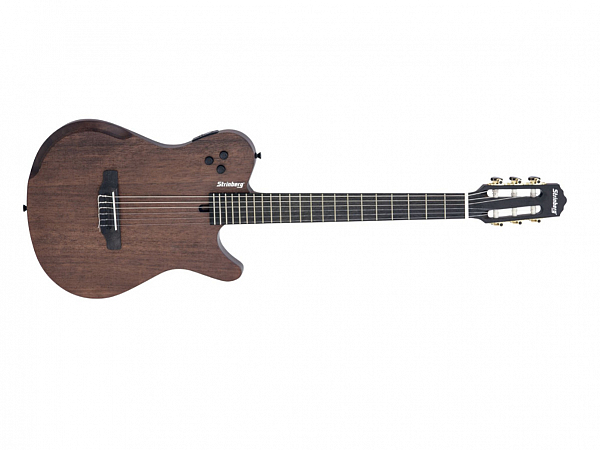 VIOLAO STRINBERG NYLON ELETRICO SOUL SSC60 MGS MAHOGANY SATIN FOSCO