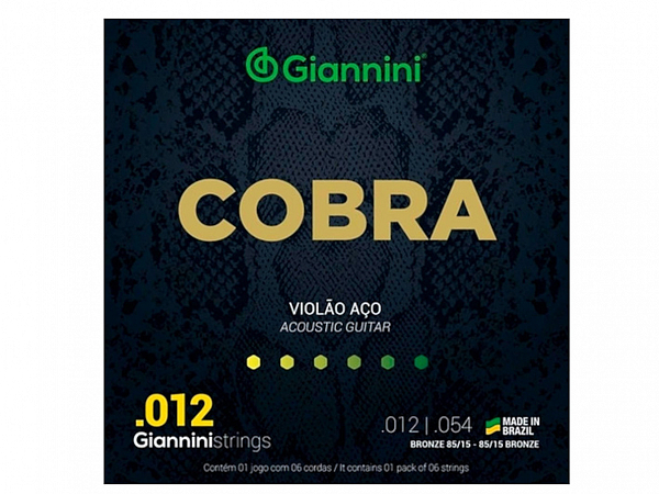 ENC VIOLAO ACO GIANNINI COBRA 012 GEEFLKS