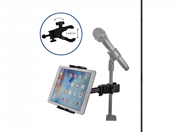 SUPORTE ZELLMER P/ TABLET E SMARTPHONE TC500 SUPORTE ZELLMER P/ TABLET E SMARTPHONE TC500