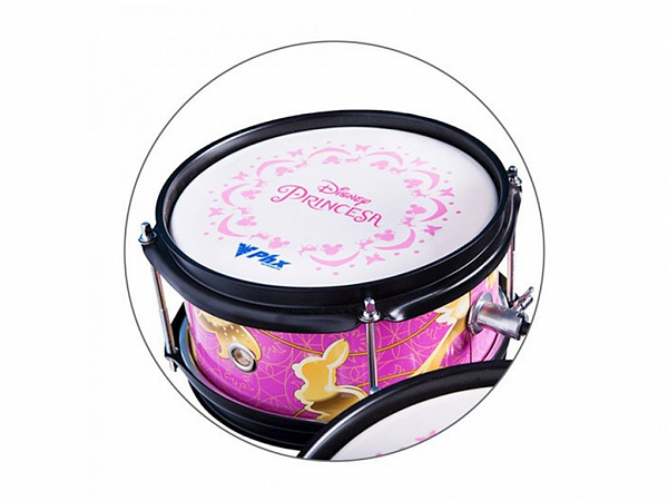 BATERIA PHX DISNEY INFANTIL PRINCESAS GOLD ROSA