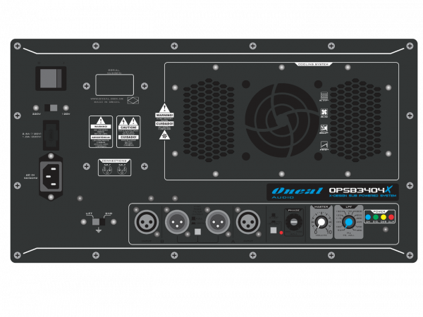 CAIXA ONEAL AMPLIFICADA OPSB 3404X PT SUB 15 - 600WTS