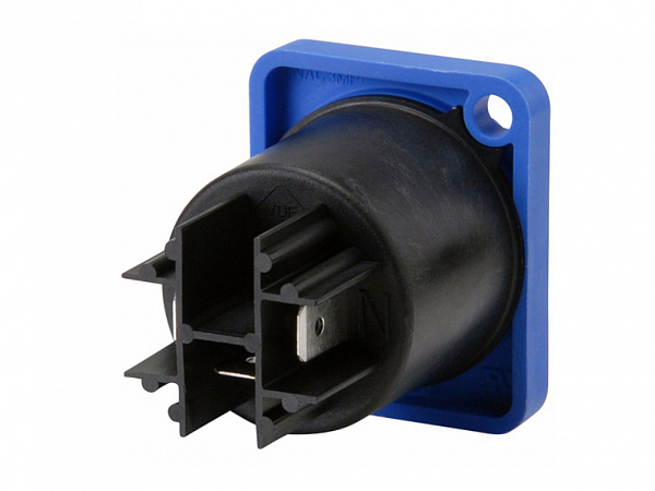 PLUG NEUTRIK POWERCON PAINEL MACHO AZUL NAC3MPA-1