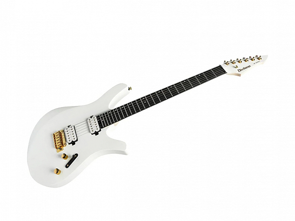 GUITARRA DIVITONE SUPER STRATO DSG 10 AO SMART C/ EFEITOS ARCTIC ORE BRANCO C/ DOURADO