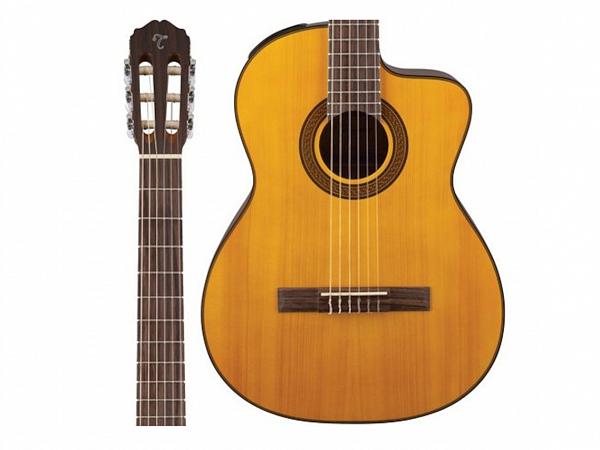 VIOLAO TAKAMINE NYLON GC3CE TP4T ELETRICO NATURAL