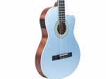 VIOLAO TAGIMA NYLON ELETRICO CARTAGENA FLAT LPBS LAKE PLACID BLUE SATIN
