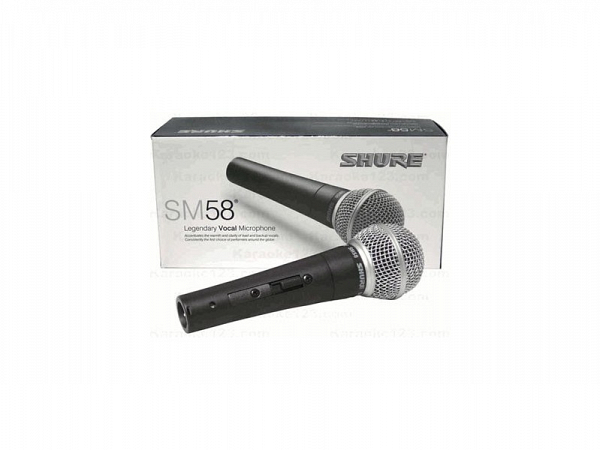 MICROFONE SHURE SM 58S C/ CHAVE