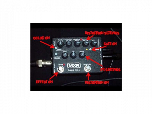 PEDAL MXR M80 BASS DI