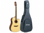 VIOLAO STRINBERG AÇO DIAMOND DD2SC N NATURAL FOLK C/BAG