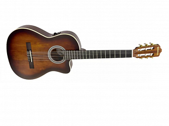VIOLAO WALDMAN NYLON ELETRICO CLCEX 1010 AMB AMBAR BURST - CLASSICO