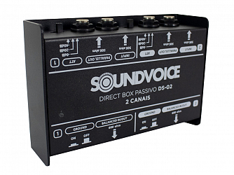 DIRECT BOX SOUNDVOICE DS02 DUPLO PASSIVO