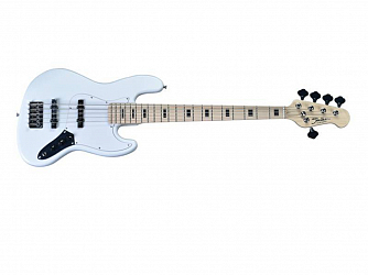 BAIXO SHELTER JAZZ BASS 5C SHJB755 PRO OLYMPIC WHIT