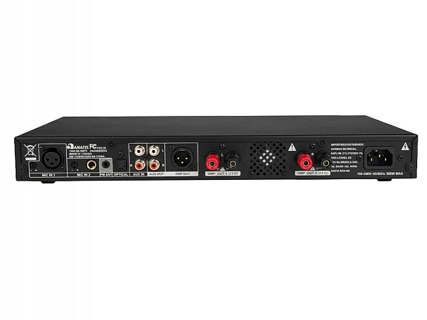 AMPLIFICADOR JBL DEE 8.2 2 CANAIS 120W - 110/220V