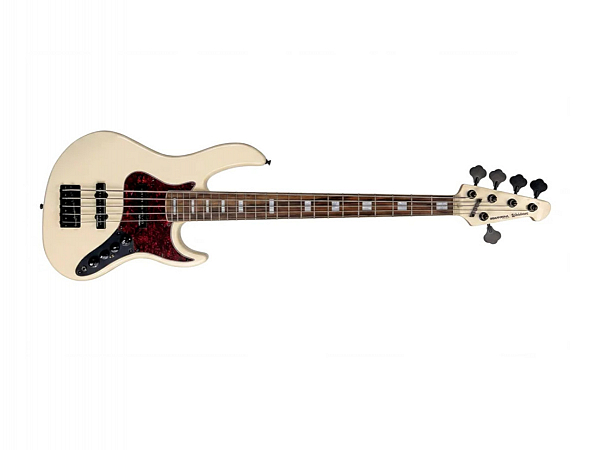 BAIXO WALDMAN 5C JAZZ BASS SIGNATURE BRAGUINHA MJJ-724BRA WHITE C/ BAG