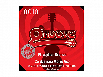 ENC VIOLAO ACO GROOVE 010 GS4B