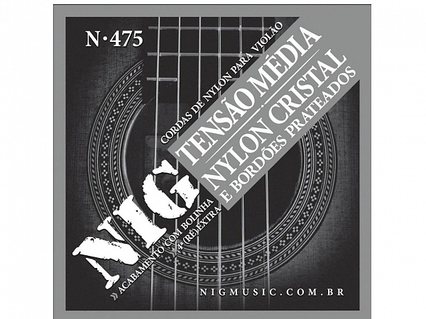 ENC VIOLAO NY NIG N 475 C/ BOLINHA T.MEDIA