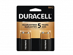 BATERIA 9V DURACELL ALCALINA C/2  BLISTER C/ 2