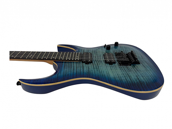 GUITARRA WALDMAN FLOYD ROSE SUPER STRATO EXTRAVAGANZA WGA320F JE BLUE SEA