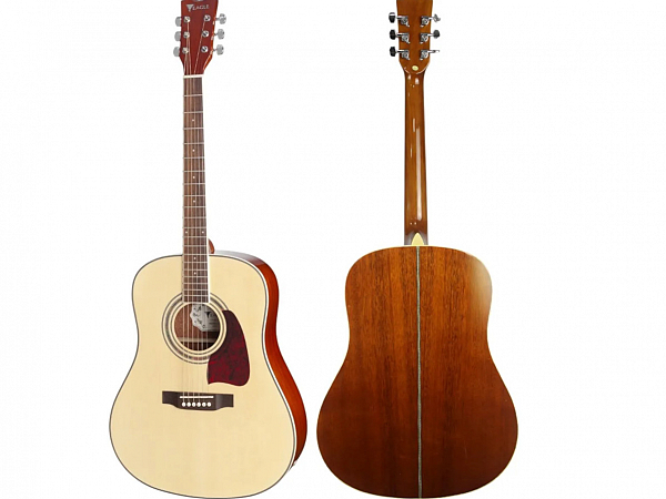 VIOLAO EAGLE AÇO ELETRICO CH 888 NATURAL - FOLK  C/BAG