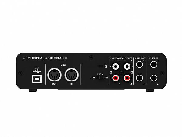 INTERFACE DE AUDIO BEHRINGER U PHORIA UMC204HD