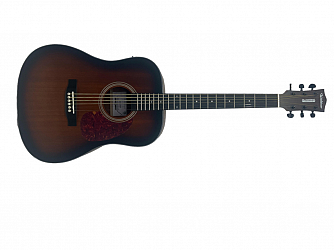 VIOLAO WALDMAN AÇO ELETRICO DEX 441 DNB DARK NATURAL BURST - FOLK