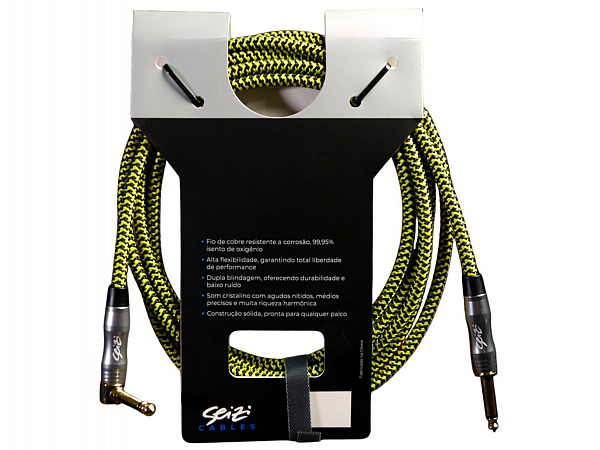 CABO SEIZI INSTRUMENTO ENERGY 3M P10R/ P10A - YELLOW & BLACK