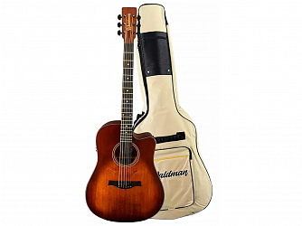 VIOLAO WALDMAN AÇO ELETRICO DCEX 1041 AMB AMBER - FOLK C/ BAG