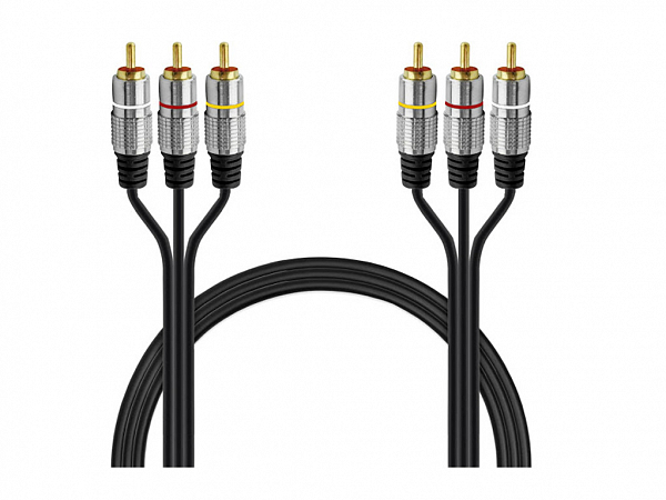 CABO BLINDADO MB1116 3RCA / 3RCA 1.5M PROFISSIONAL