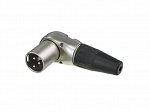 PLUG NEUTRIK REAN XLR MACHO RC3MR 90º