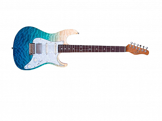 GUITARRA TAGIMA STRATO STELLA DW TBLF TRANSPARENTE BLUE FADE