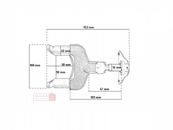 SUPORTE INSTRUMENTO PAREDE HERCULES GSP39WB PLUS CURTO