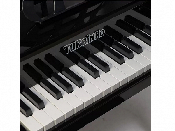 PIANO DE CAUDA TURBO INFANTIL 30 TECLAS PRETO