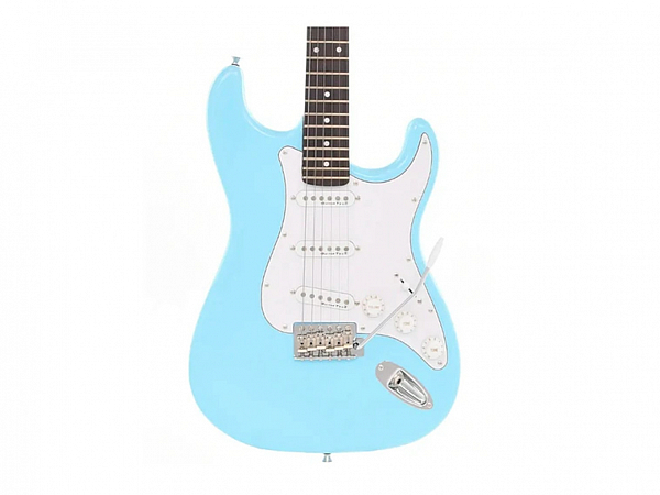 GUITARRA ENCORE VINTAGE STRATO E6 LAGUNA BLUE