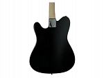 GUITARRA WALDMAN TELE GTE 100 BK PRETA ESCUDO BRANCO