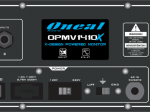 MONITOR ONEAL AMPLIFICADO OPMV 1410X PT - 125WTS