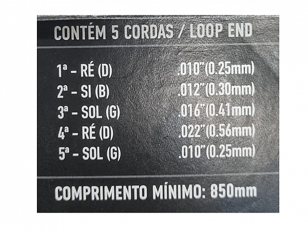 ENC BANJO AMERICANO NIG NBJ10 5C 010