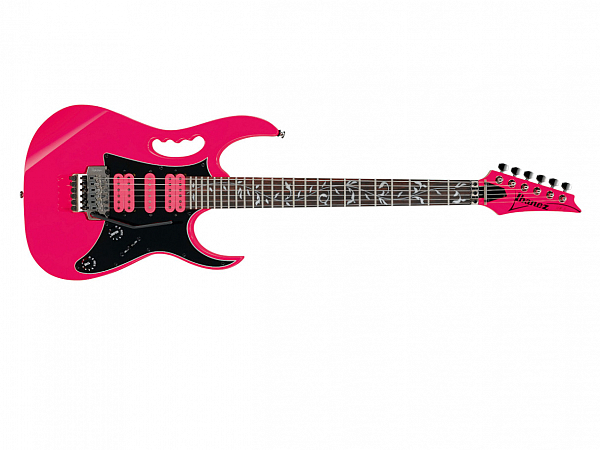 GUITARRA IBANEZ SIGNATURE STEVE VAI JEM JR SP-PK FLORAL PINK