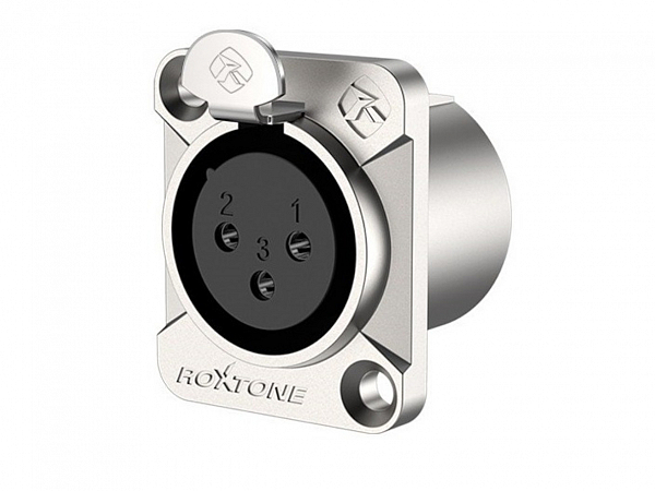 PLUG ROXTONE XLR PAINEL FEMEA RX3FD-NT